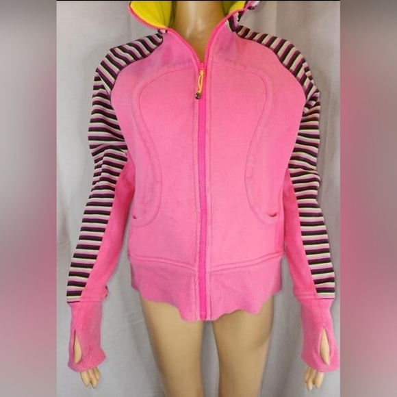 Lululemon | Hoodie | XS | Pink and Yellow | Women - Picture 2 of 9